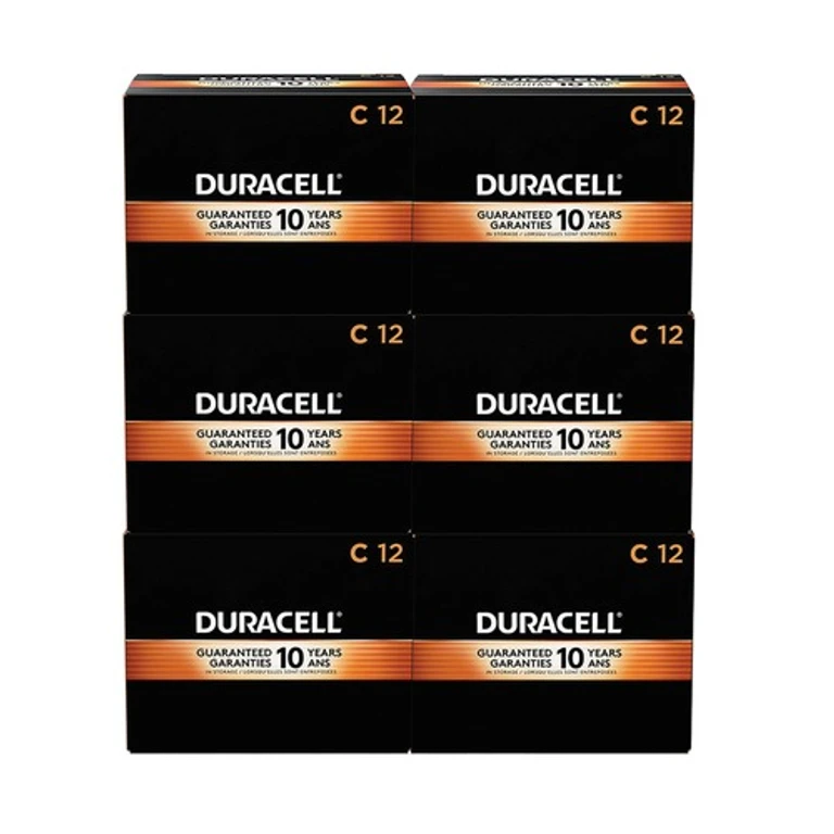 CopperTop Alkaline C Batteries (72/Carton)