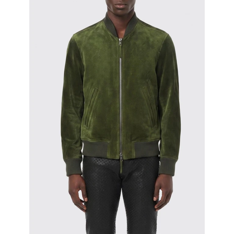 Suede Bomber Jacket (LBS090LMS033GDD)