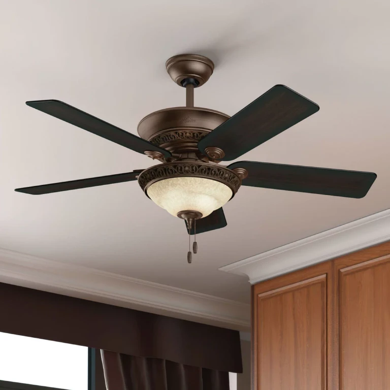 Hunter 52' Italian Countryside P. A. Cocoa Ceiling Fan with LED Light Kit and Pull Chain