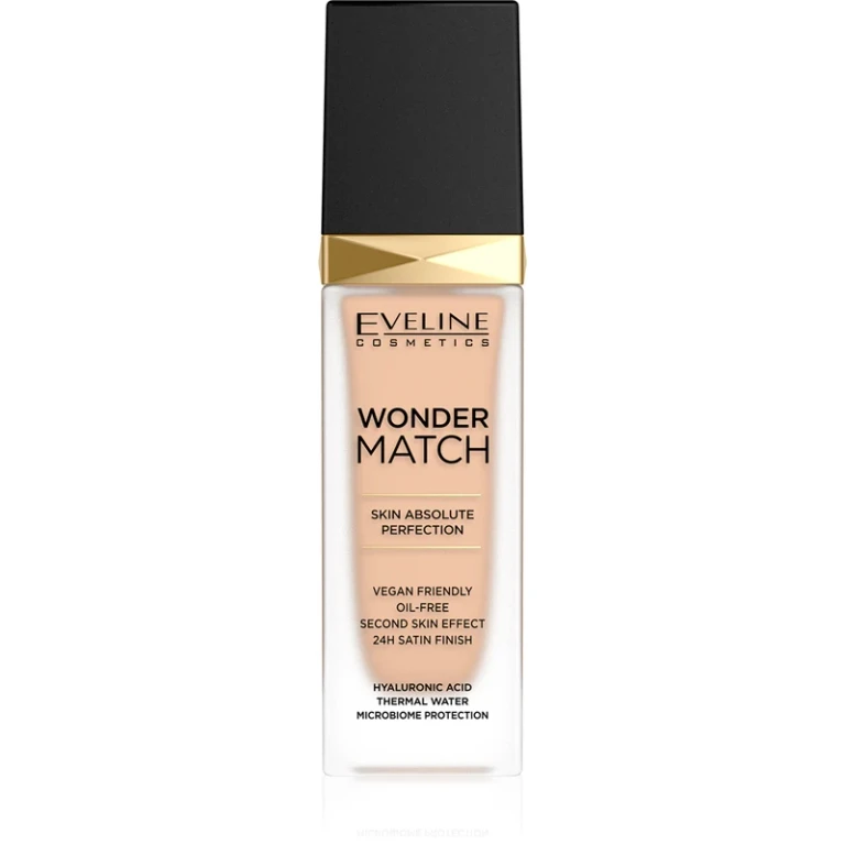 Wonder Match Long Lasting Liquid Foundation With Hyaluronic Acid Color 16 Light Beige 30 Ml