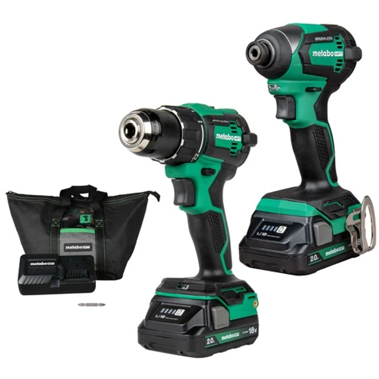 KC18DEXQBM 18V MultiVolt Brushless Lithium-Ion Cordless Driver Drill and Impact Driver Combo Kit with 2 Batteries (2 Ah)