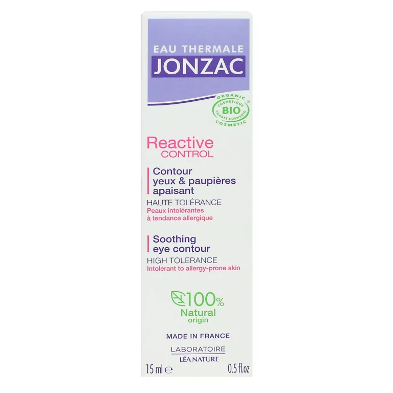 Jonzac Reactive Thermal Eau Control Soothing Organic Eye & Eyelid Contour 15ml