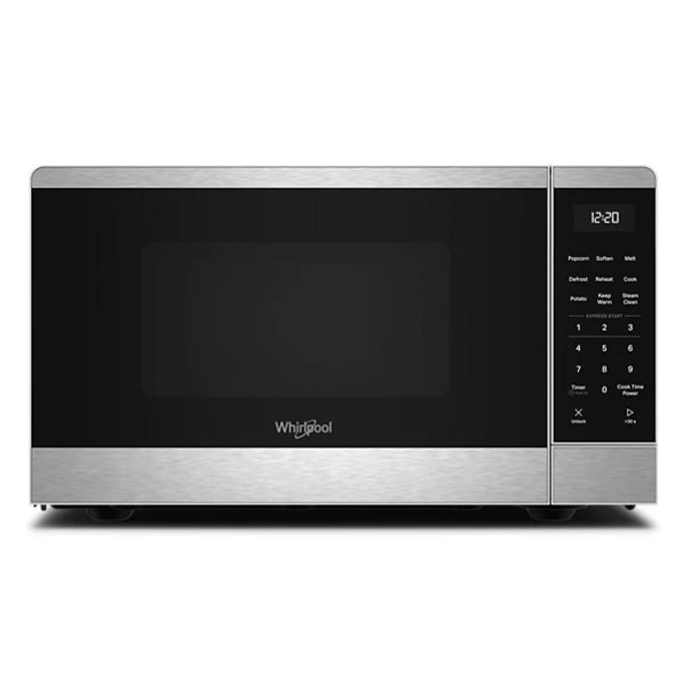 Fingerprint Resistant Stainless Steel Countertop Microwave with 5 Auto Cooking Modes - 900 watt in AFP Stainless Finish