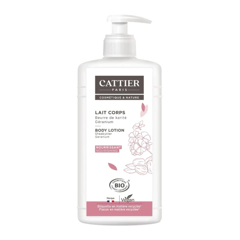 Cattier Bio Sheabutter und Geranie Pflegende Bodylotion