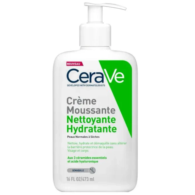 Cleanse Face Cream Foam Cleansing Moisturizing Normal to Dry Skin 473ml
