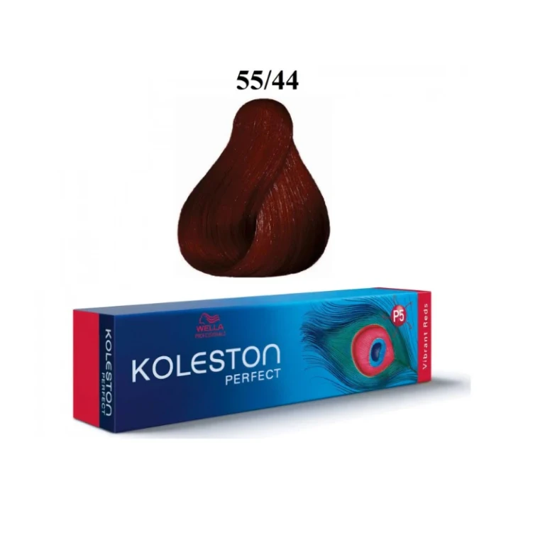 Professionals Koleston Perfect Permanent Hair Color 55/44 Intense Light Brown Red 60 ml