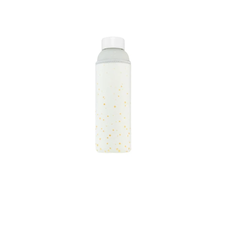 Glass Snow glass water bottle (limited edition) 600 ml