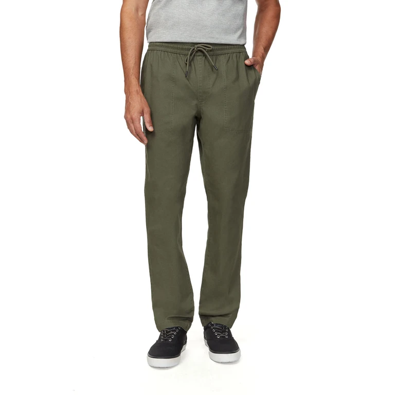 Buffalo Pull On Twill Pant Olive S:- Olive, S