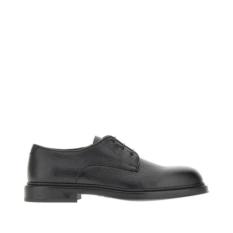 Grained leather Derby shoes Man 6