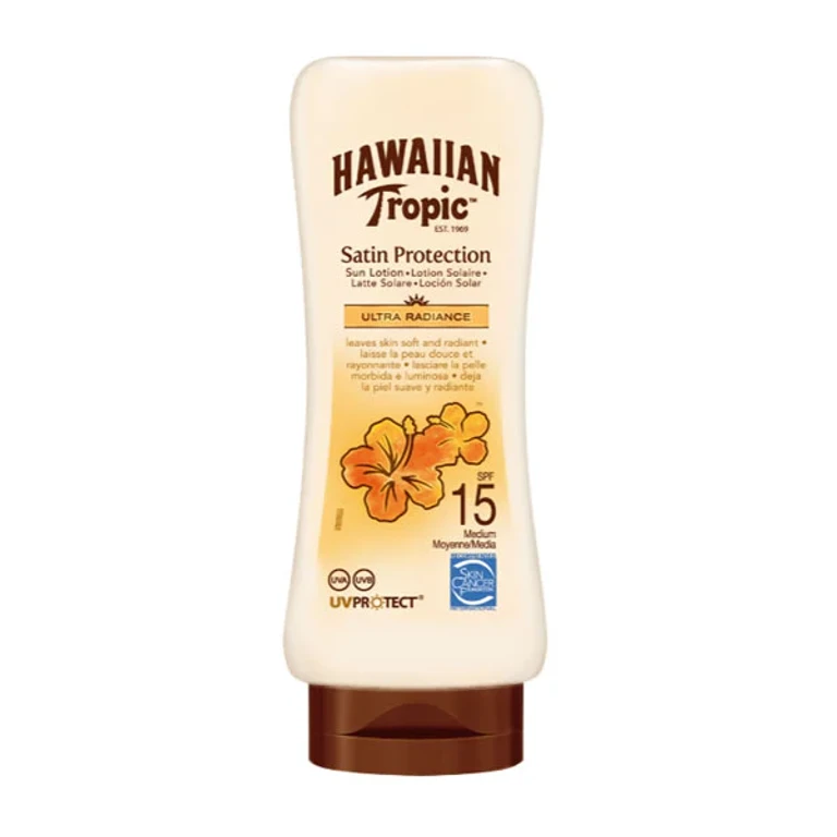 Satin Protection Sun Lotion Ultra radiance Spf15 180ml