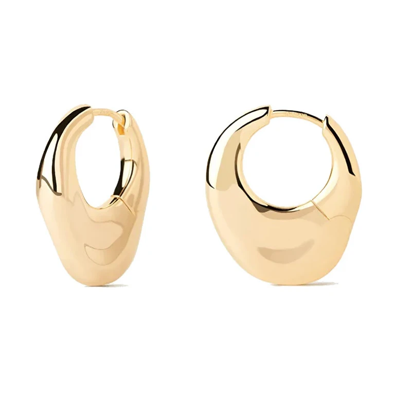 Fashion Gold Plated Earrings Volcano Essentials Ar01-C29-U