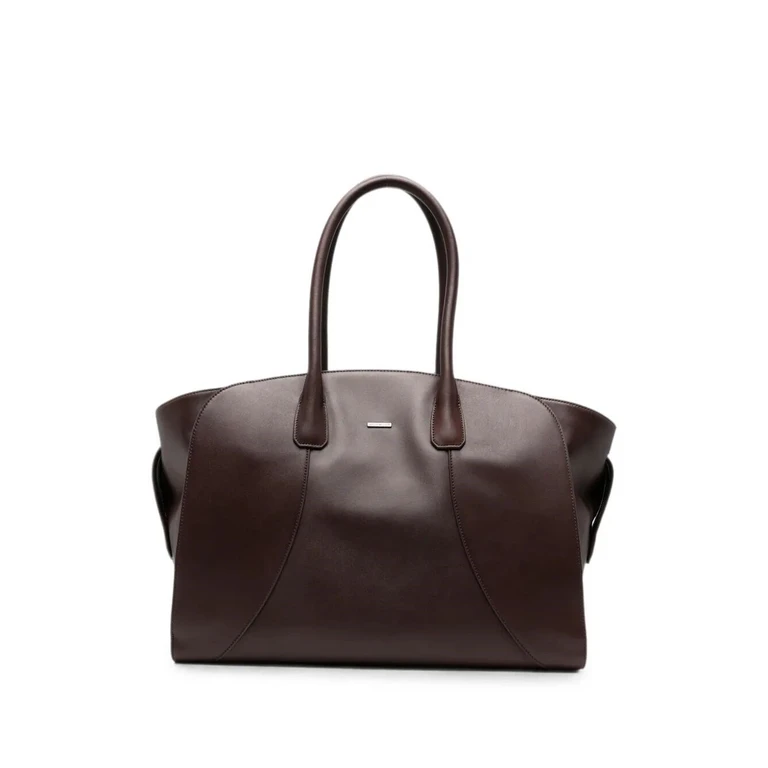 Handbag Leather Chocolate Brown
