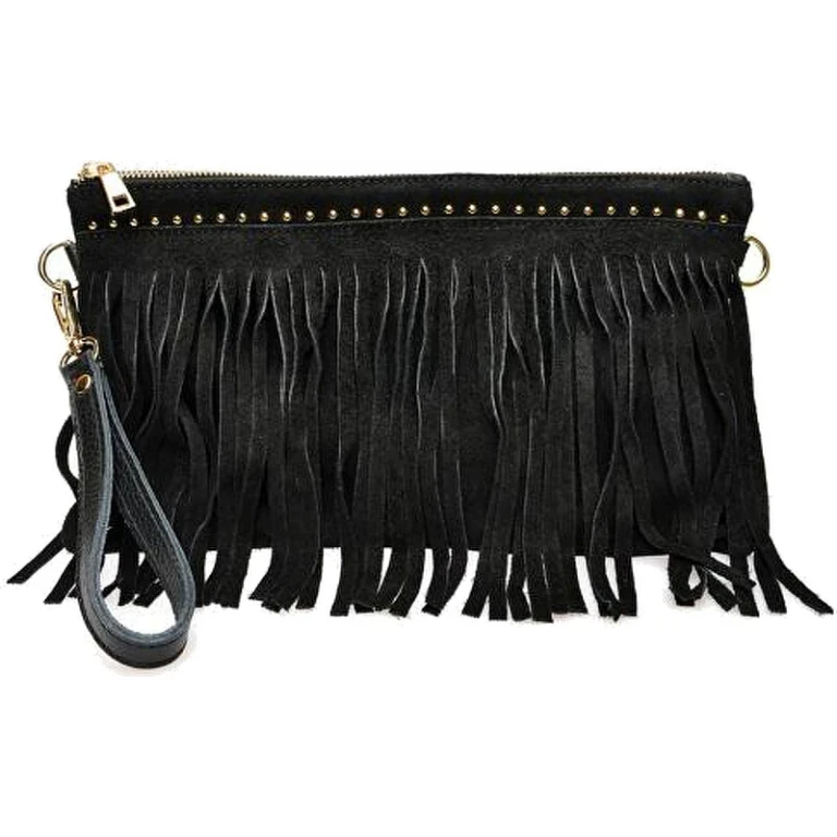 Women's Black Leather Handbag