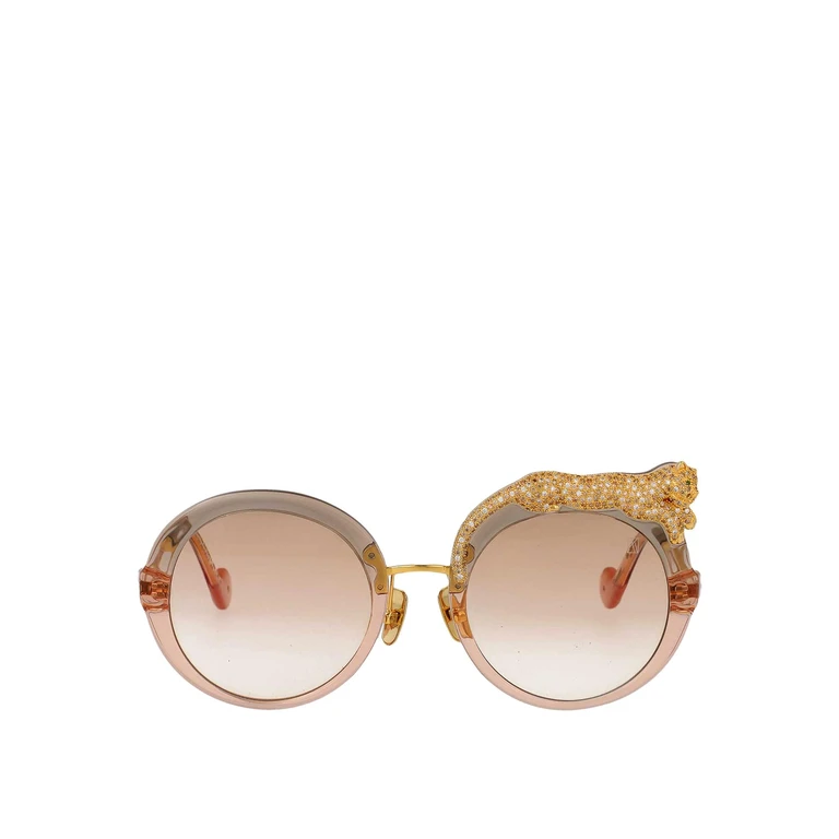 Lunettes De Soleil - Or (ROSEETLAROUECRYSTALGOLDTOBACCO)