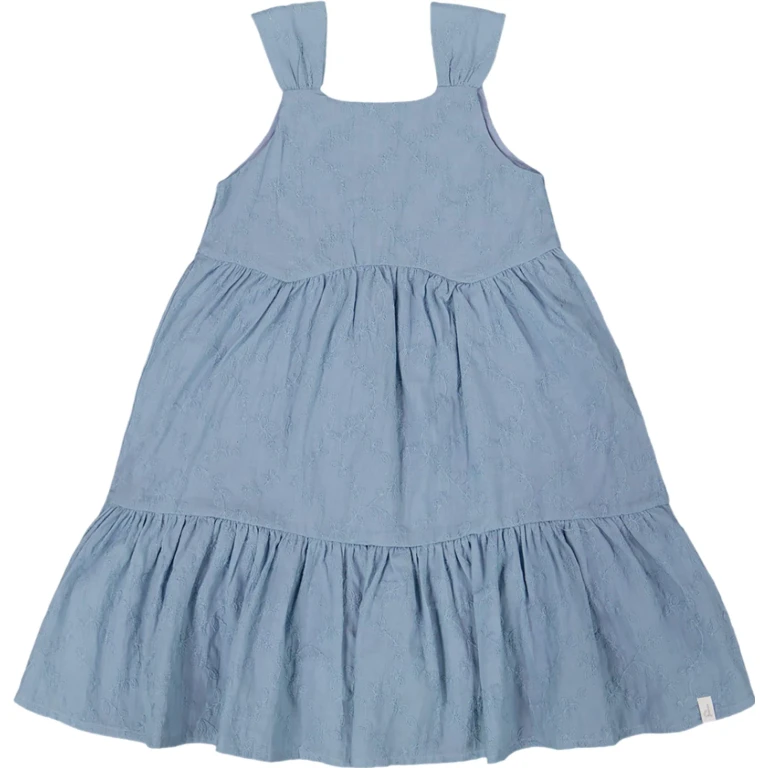 Multi-Tiered Eyelet Dress - Big Girl