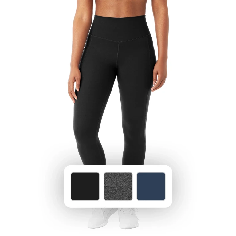 Ladies Everyday Legging Black M:- Black, M