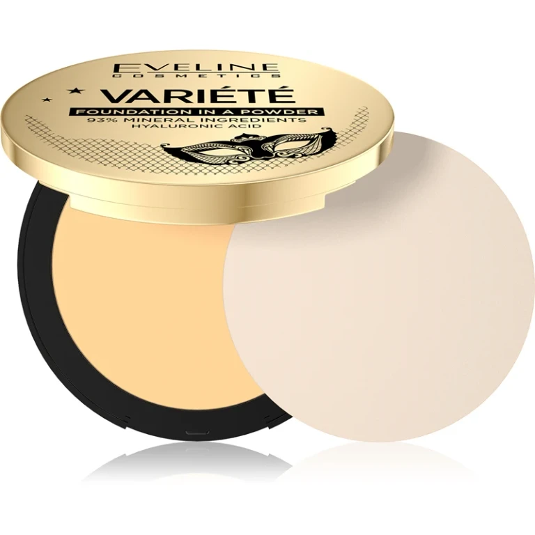 Variété Mineral Compact Powder With Applicator Color 03 Light Vanilla 8 G