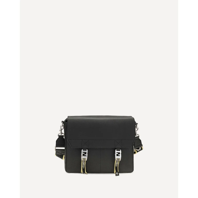 Flow Mess medium Roman leather Crossbody Bag Male UNI