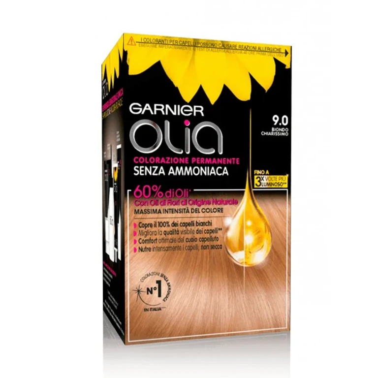 Olia Permanent Hair Color Lightest Golden Blonde N 9_3