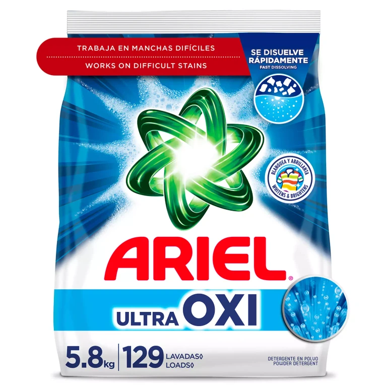 Ultra Oxi Powder Laundry Detergent, Original, 129 Loads, 205 oz.