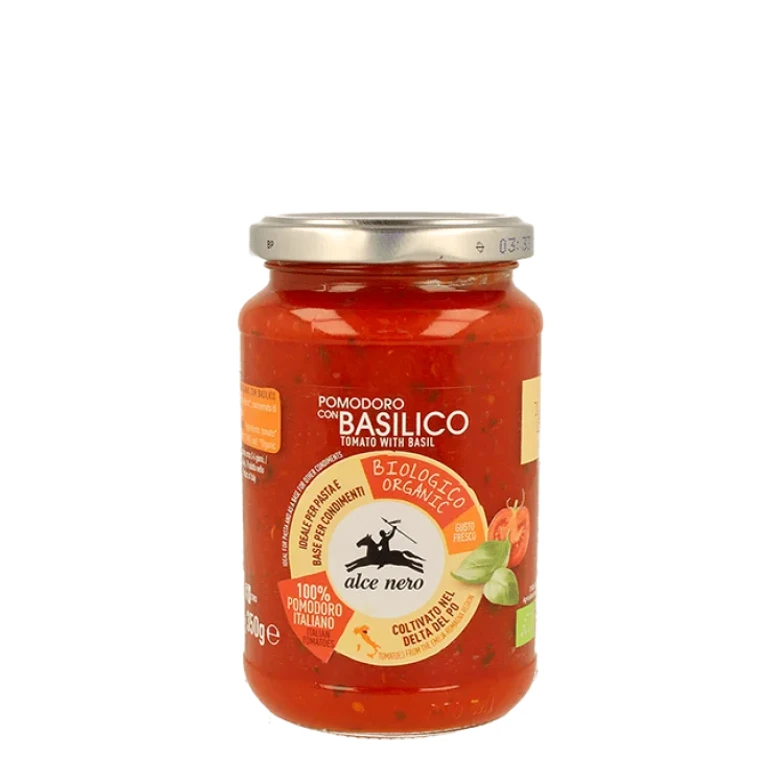 spa Tomato with organic basil Alce Nero 350g