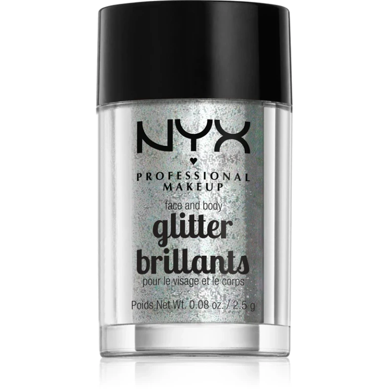 Professional Makeup Glitter Face and Body Glitter Color 07 Ice 2.5 g
