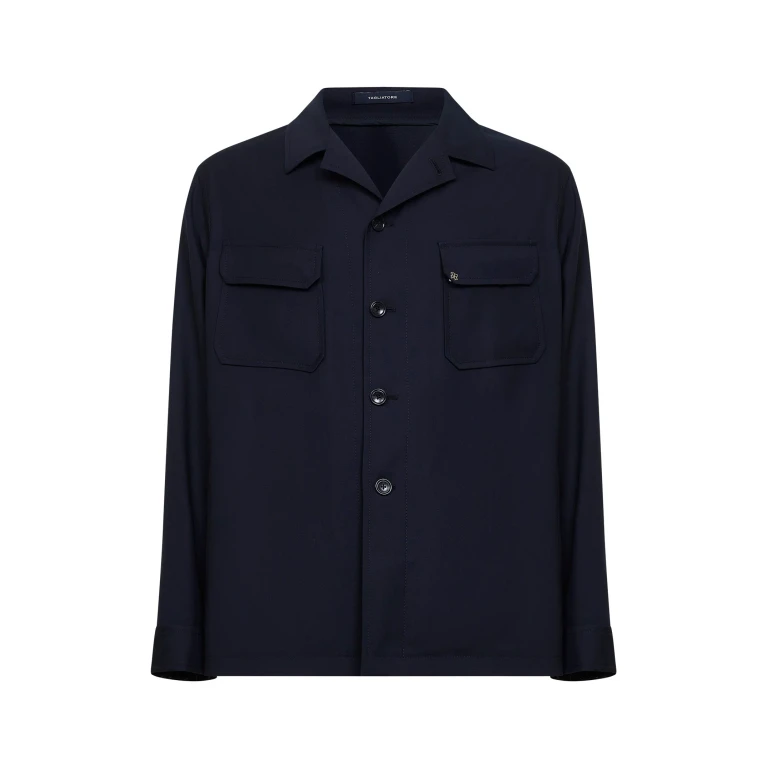 Shirt Jacket Virgin Wool Blue