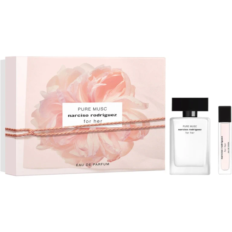 for her PURE MUSC women's travel-sized gift set
