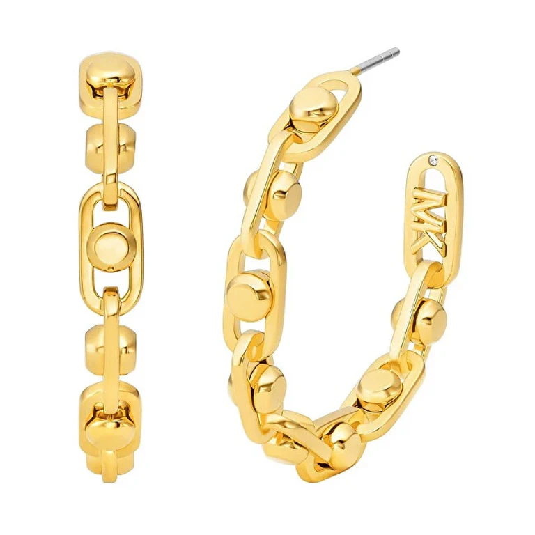 Modern Hoop Earrings Astor Link Mkj8358710