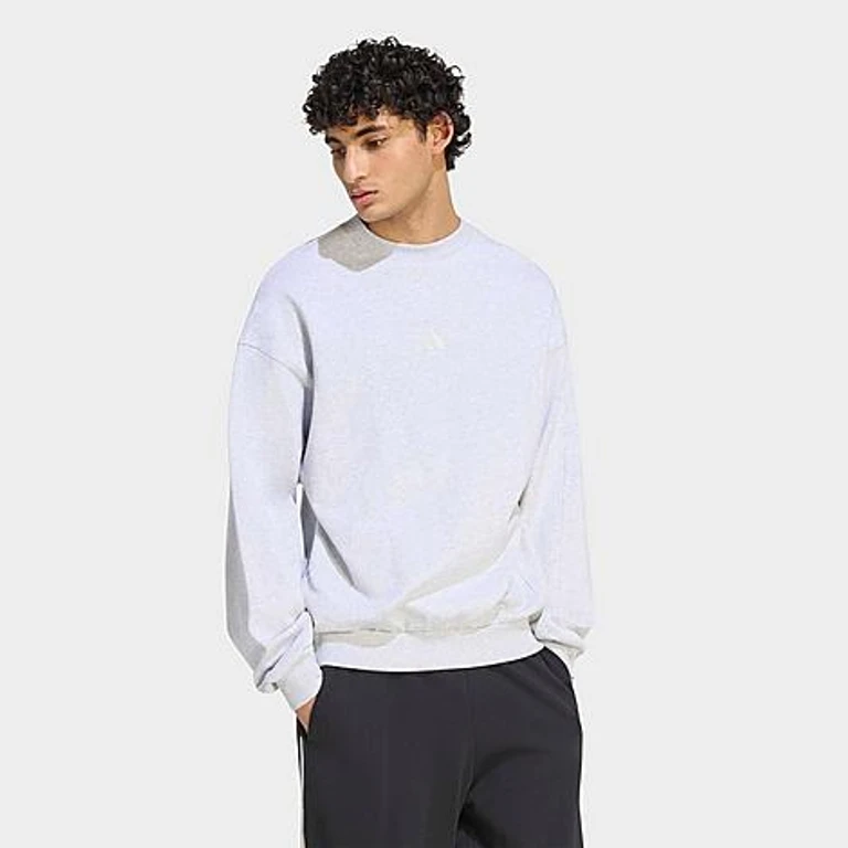 Men's KIT Small Logo French Terry Sweatshirt in Light Grey Heather