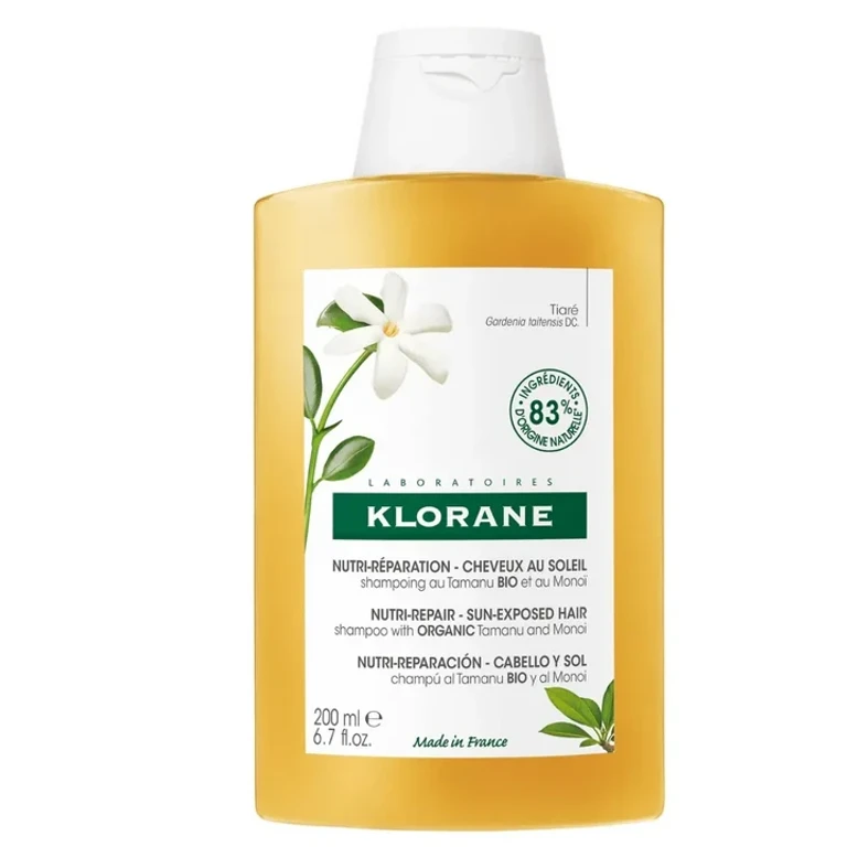 Tiare Nutri-Repairing Shampoo with ORGANIC Tamaru and Monoï 200ml