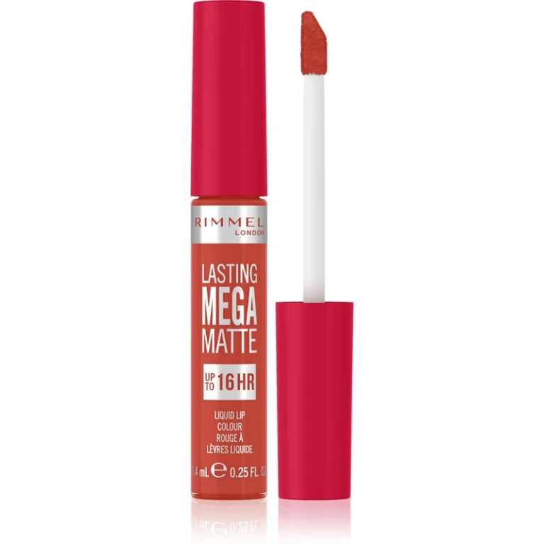 Lasting Mega Matte Liquid Lipstick 7.4ml Scarlet Flames