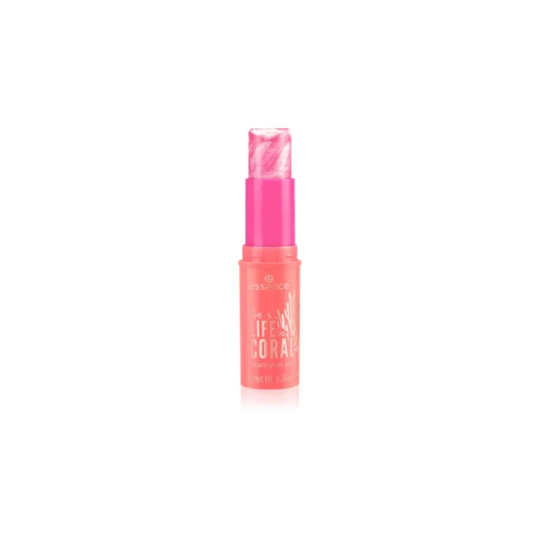 Essence Life In Coral Blush Highlighter Stick Color 01 Glowin' Coraltastic, Baby! 7 G