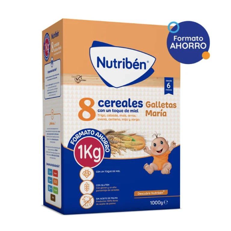 Nutribén 8 Cereals with a touch of honey and María cookies 1 kg