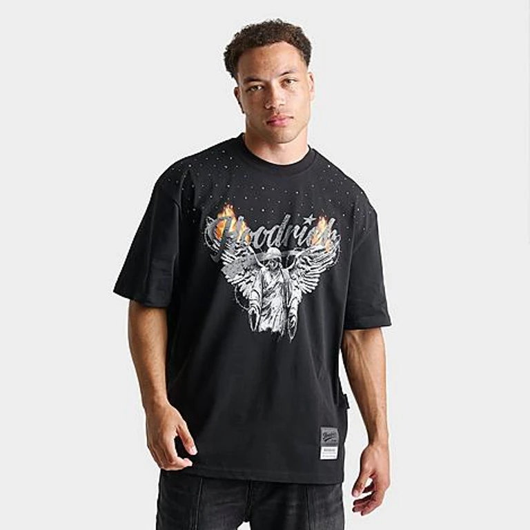 Hoodrich Men's Stade Diamond T-Shirt in Black Size: Small