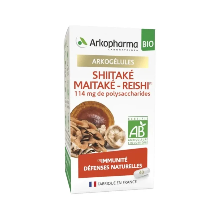 Arkocapsule Shiitake Maitake-Reishi Bio 40 capsules