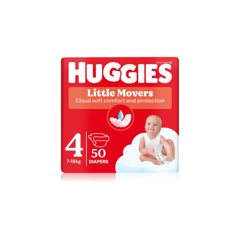 Little Movers Ultra Comfort disposable diaper Jumbo 7-18 kg 50pcs