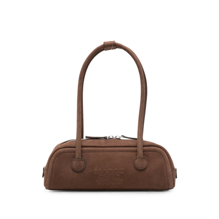 Logo-embossed Leather Tote Bag