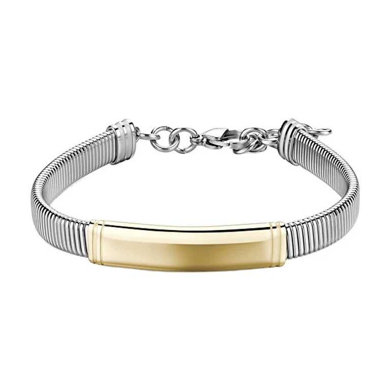 Two-Tone Stainless Steel Bracelet for Men Riptide Btd058