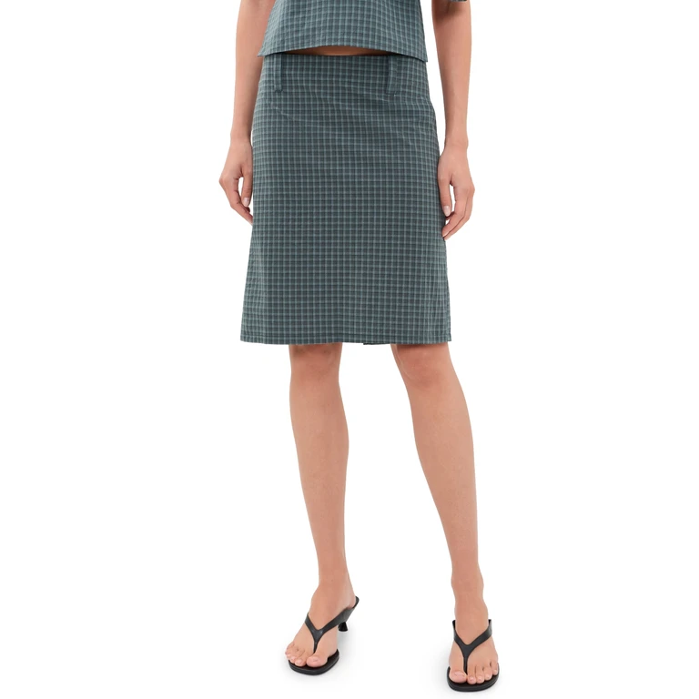 Play On Midi Skirt NAVY XXL