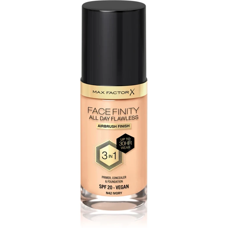 Facefinity All Day Flawless 3 In 1 Foundation N42-Ivory 30ml