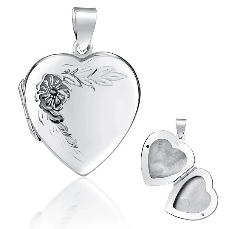 Silver Heart Medallion Prml10248