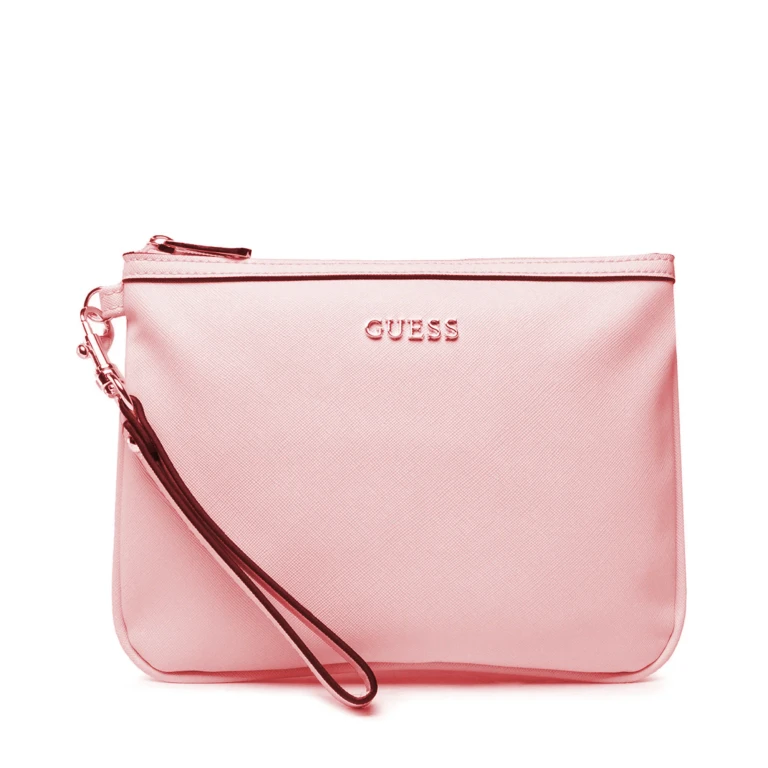 Vanilla Toiletry Bag in Synthetic Leather and Ivory Fabric 23x17x8 cm Woman