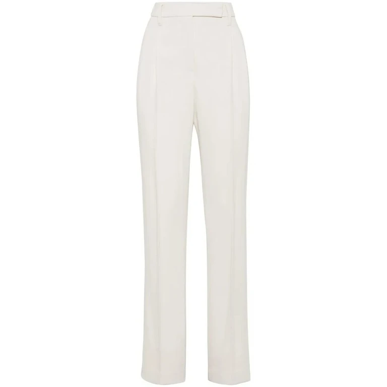 Wooff White Tailored Trousers