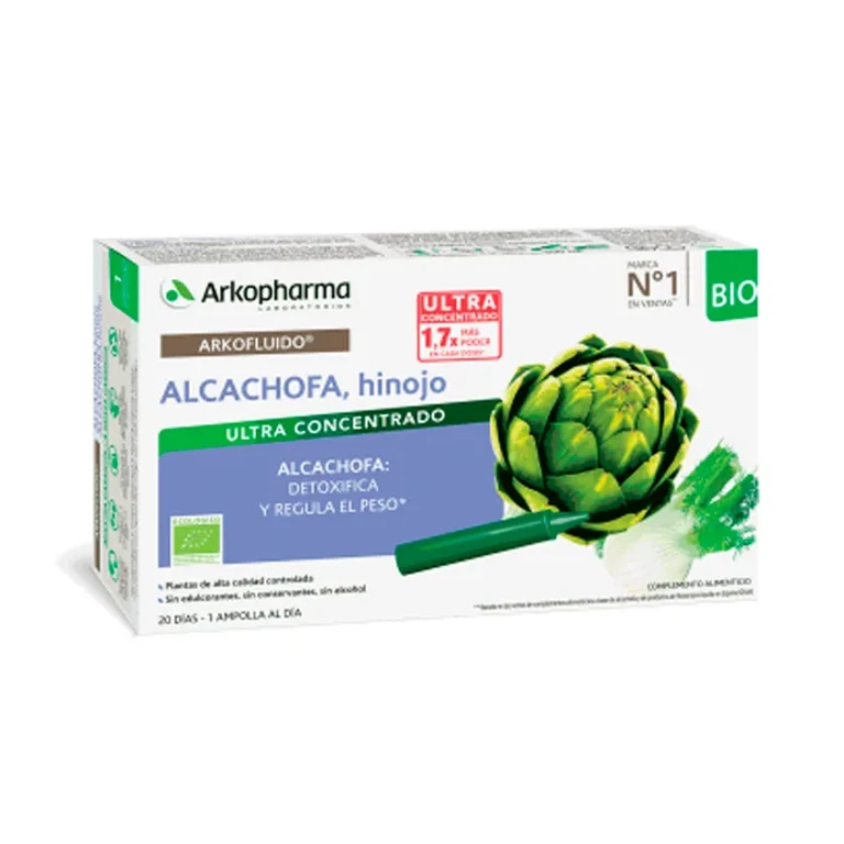 Arkofluido Artichoke Fennel 20 Drinkable Ampoules