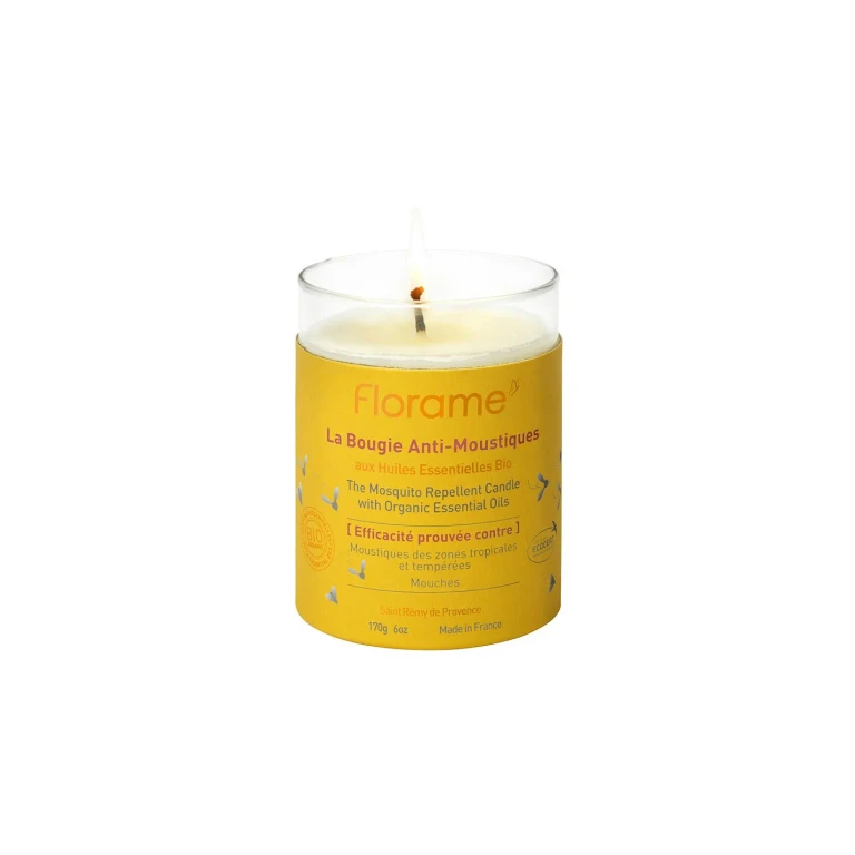 The Anti-Mosquito Candle with Organic Essential Oils 170g