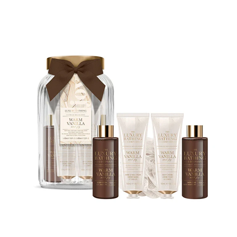 Gift Set in Glass Jar Vanilla 5 Pieces
