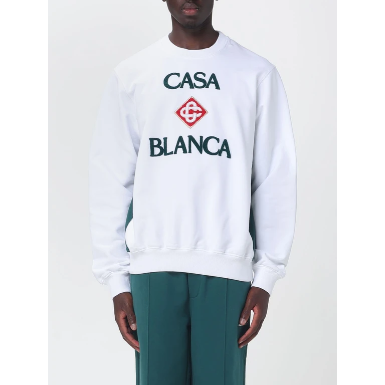 CASABLANCA Sweatshirt Men color Green (MPF26JTP29303)
