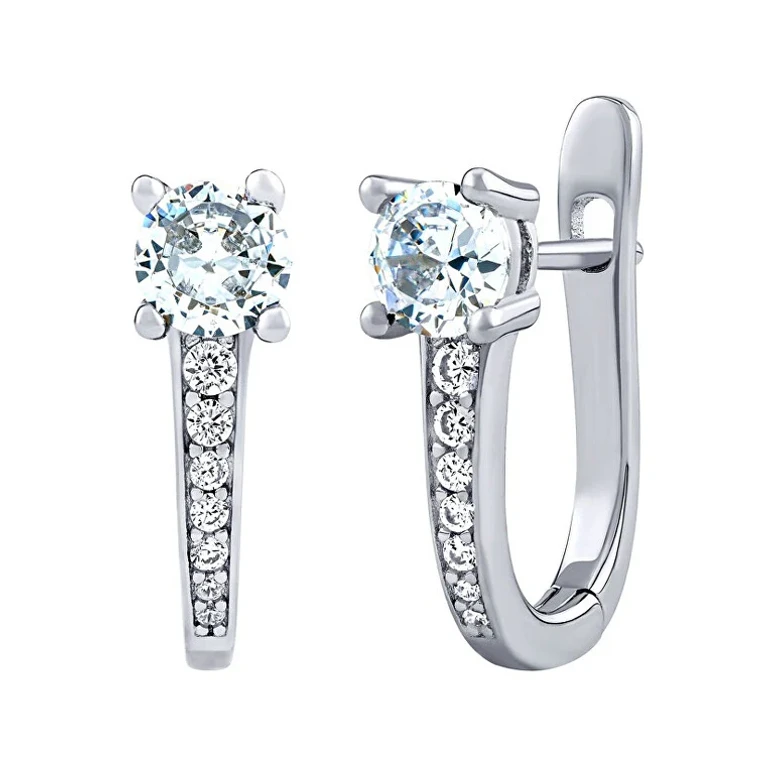 Samba Earrings in Silver with Brilliant Zirconia Dcc01571Ew