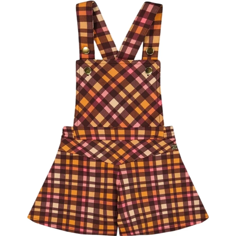 Plaid Milano Shortall - Little Girl